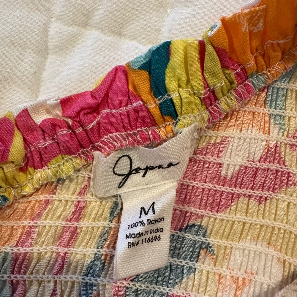 Long dress, colorful Maxi/Midi size M